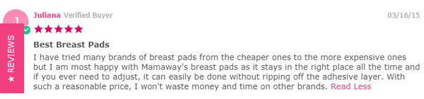 Mamaway Breast Pads Review