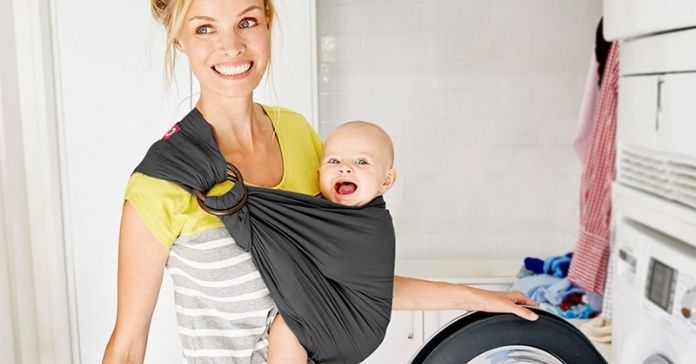 baby carrier back pain
