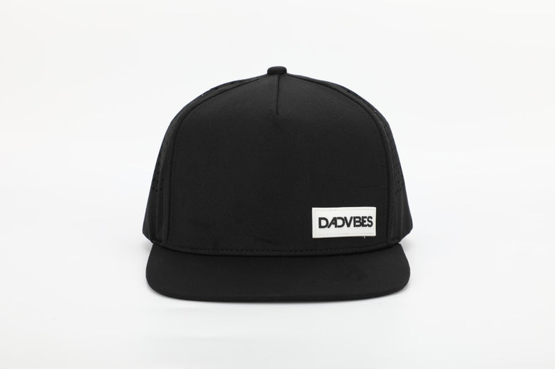 Premium Active 5-Panel DadVibe Hat (Black) – DadBod Apparel