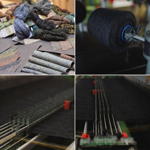 The development of our exclusive Charcoal Tweed by Gordon & Louise in partnership with Lovat Mill