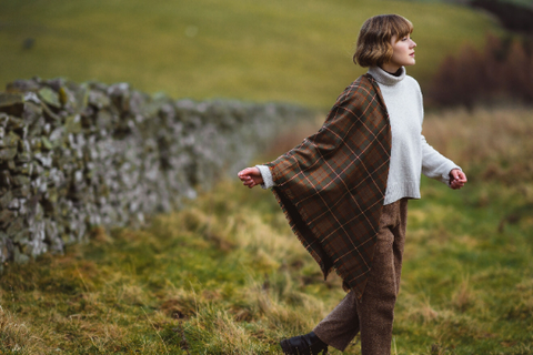 Flodden Commemorative Tartan Shawl by LoullyMakes