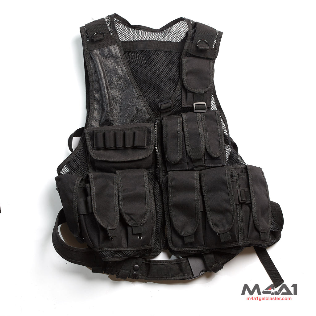 Tactical Mesh Vest Black – M4A1 Gelblaster