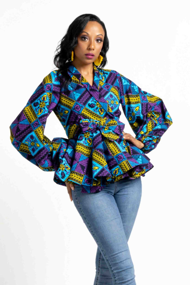 Trein Situatie Uitdrukking African Print Tops - African Clothing at KEJEO DESIGNS