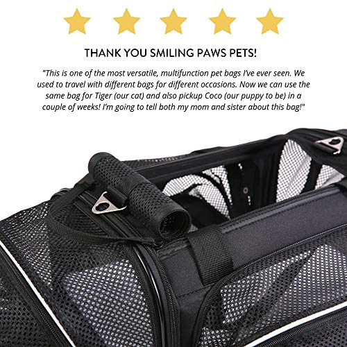smiling paws pet carrier