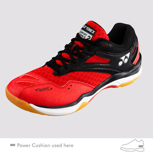 yonex badminton shoes red