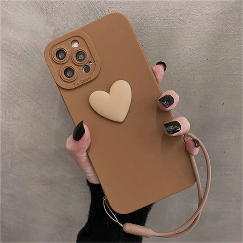 3D Print Heart Character iPhone Case Sweet and Adorable Accessory for Your  iPhone