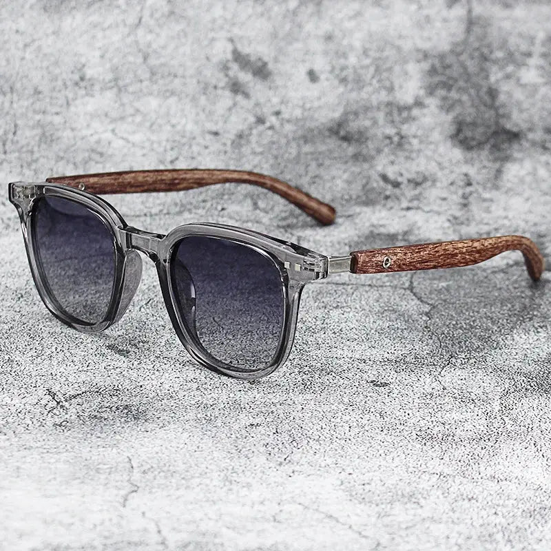 9 IMPORT SURENDRA - New Arrival Men Vintage Wooden Frame Sunglasses Classic Brand Sun Glasses Coating Lens Driving Eyewear for Men/women Wicked Tender