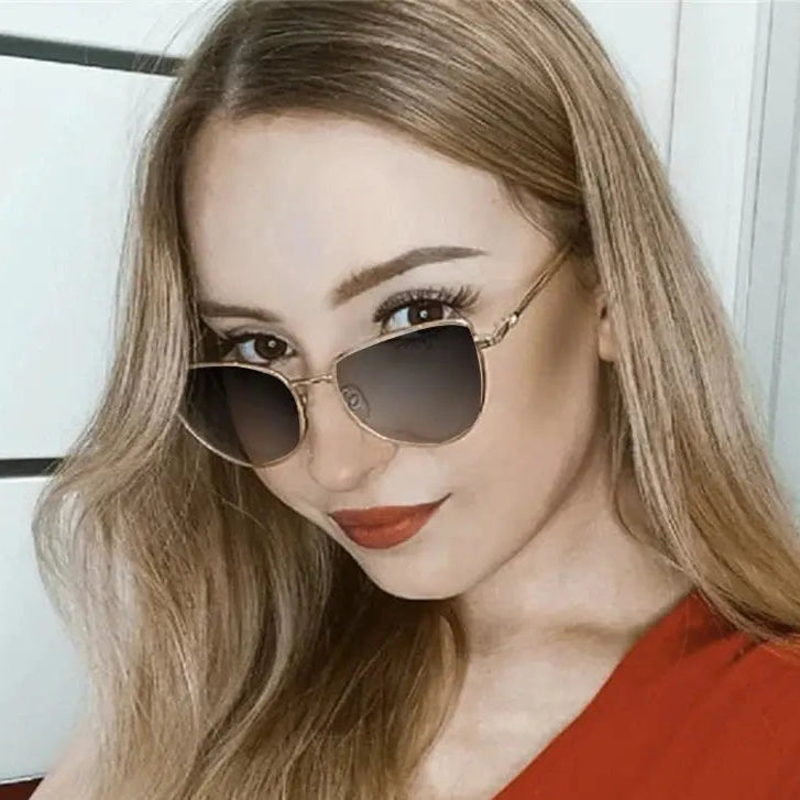 Alex Anti Blue Light Photo Chromatic - New Women Glasses Cat Eye Anti Blue Light Radiation Protection Eyeglasses Female Small Frame Eyewear Metal Girls Reading Glasses Wicked Tender