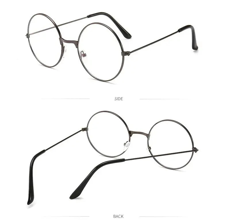 Blue Light Surendra 20 - Men And Women Retro Round Blue Light Computer Mirror Reading Playing Games Eye Protection Decorative Glasses Wicked Tender