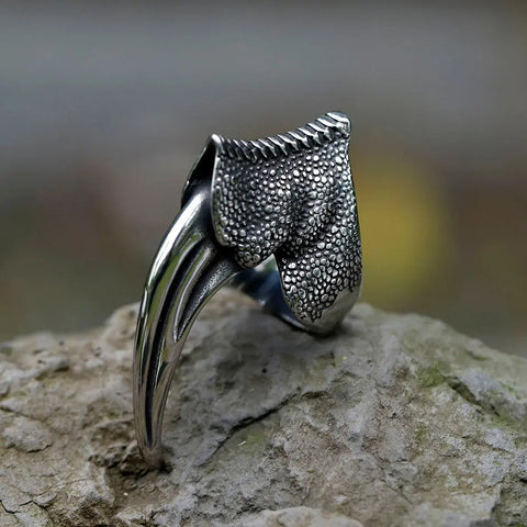 Jewelry ring made of scale of black dragon by Coolarts223 on DeviantArt