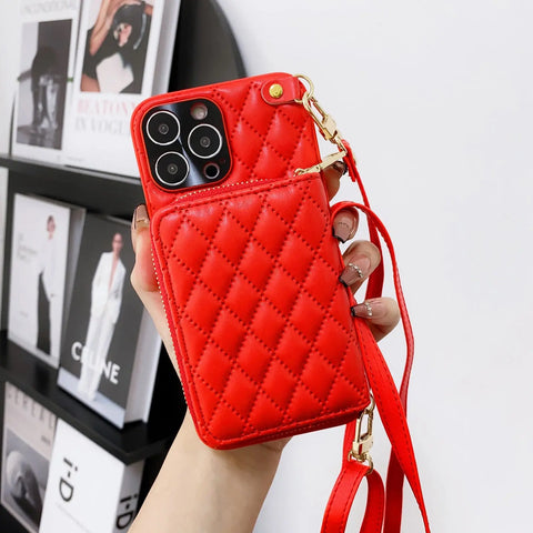 $23.94 Classic Lattices Chanel Leather Soft Cases For iPhone 12 Pro Max -  White