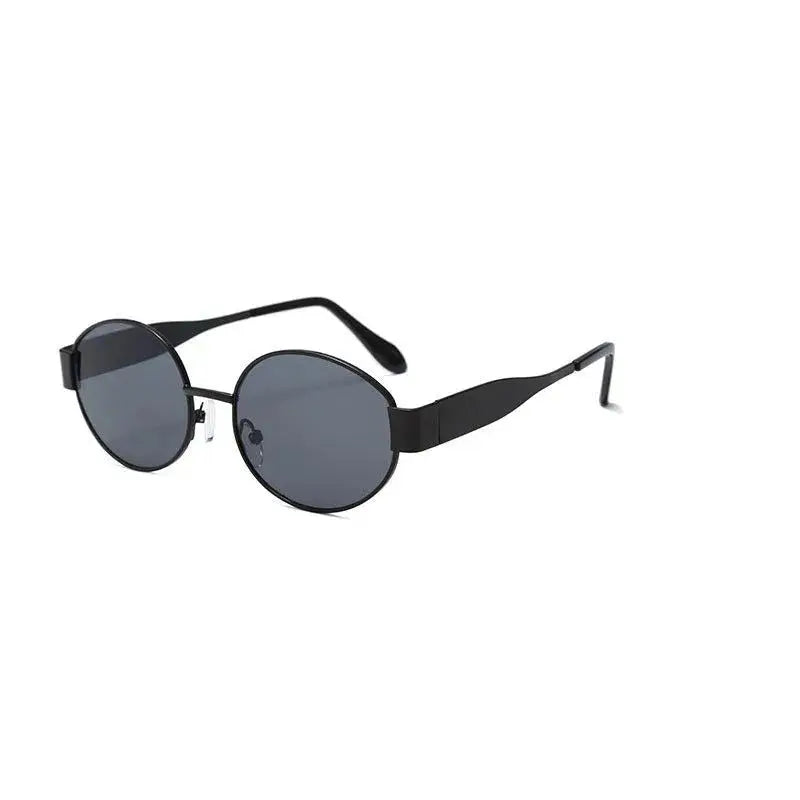 Surendra 29 - Small Oval Frame Advanced Sunglasses Spicy Girls Street Photo Shades Metal Future Style Eyewear Wicked Tender