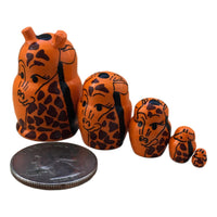 giraffe nesting dolls