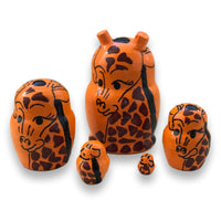 giraffe nesting dolls