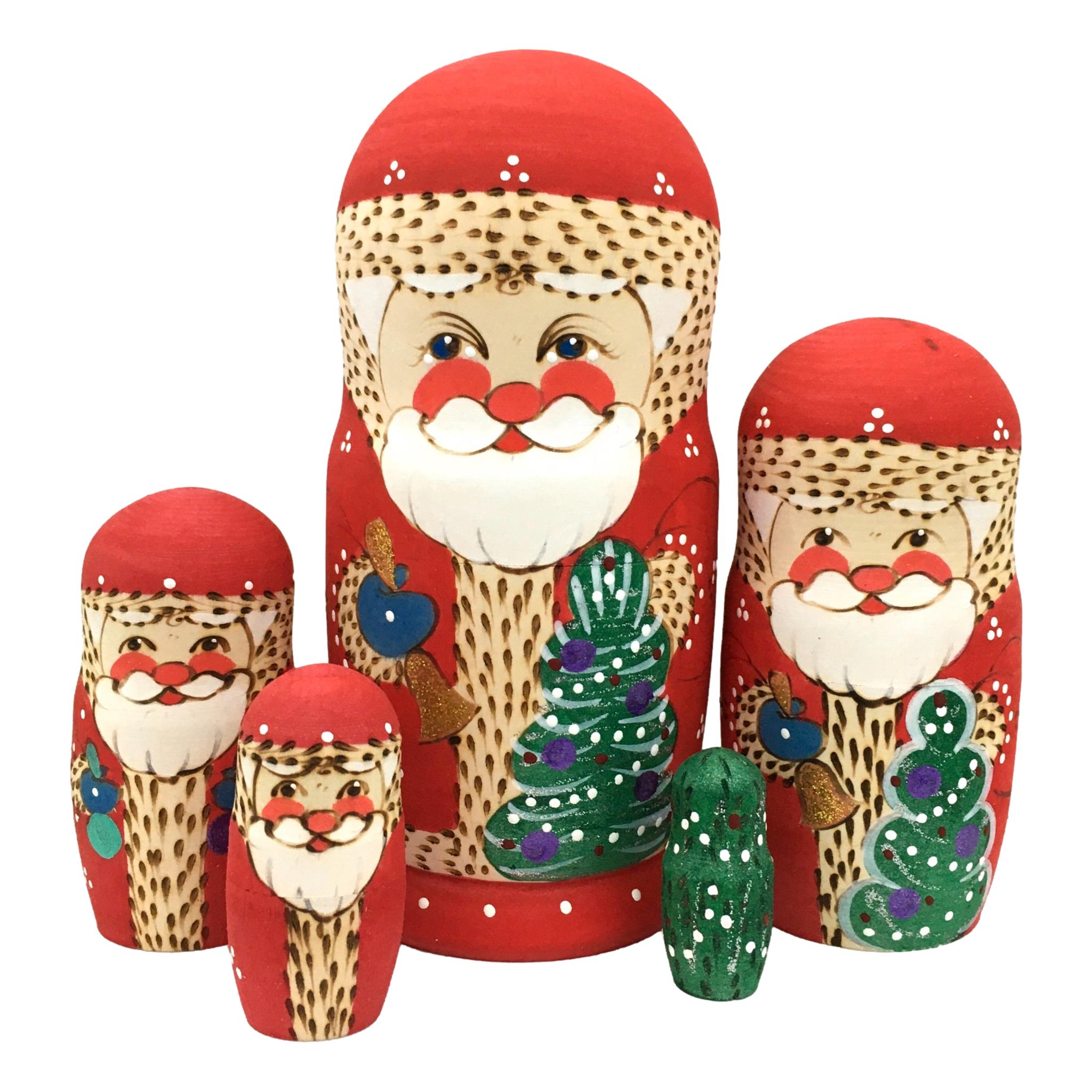 matryoshka santa