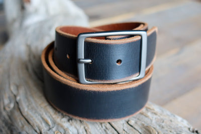 DISTRESSED BROWN LEATHER BELT – FosterWeld