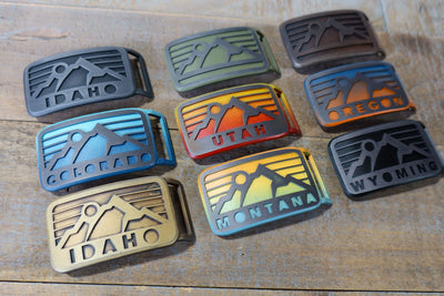 Tread Belt Buckle by FosterWeld