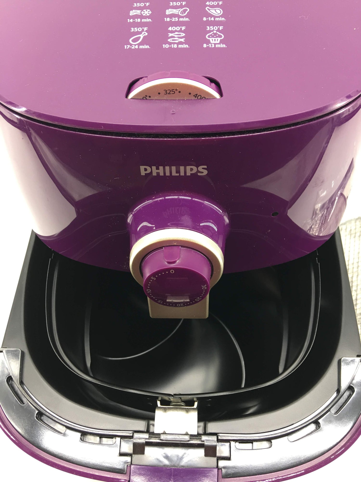 Purple Philips HD9621 66 Viva Turbostar Airfryer Deep Fryers Small Appliances