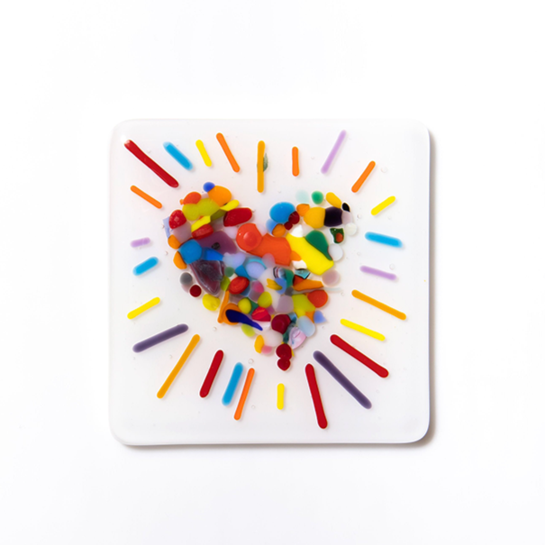 Get creative with our most popular kit! Design and create your own fused glass coaster, or make a matching set of 4!