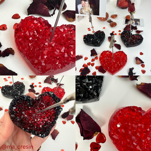 No Heart Mold Needed, Valentine's Resin Ideas! 