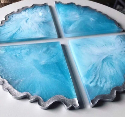 How to Make Epoxy Resin Coasters - Shop at Blu