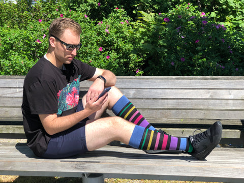 Dr Segal's Compression Socks for Men - Multi Stripes