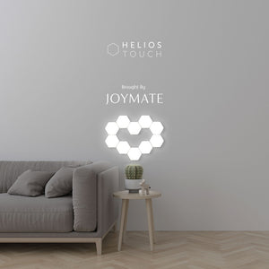 JOYMATE proudly brings you HELIOS TOUCH, the world first modular touch sensitive wall LED light designed by Great British. HELIOS TOUCH starter pack is everything you need to get going with 5 tiles included. Shop now and Enjoy free shipping from JOYMATE.co