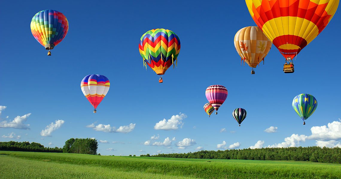 volume of a hot air balloon