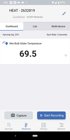 Kestrel 5400 Heat Stress Tracker (Tan) (0854TAN)