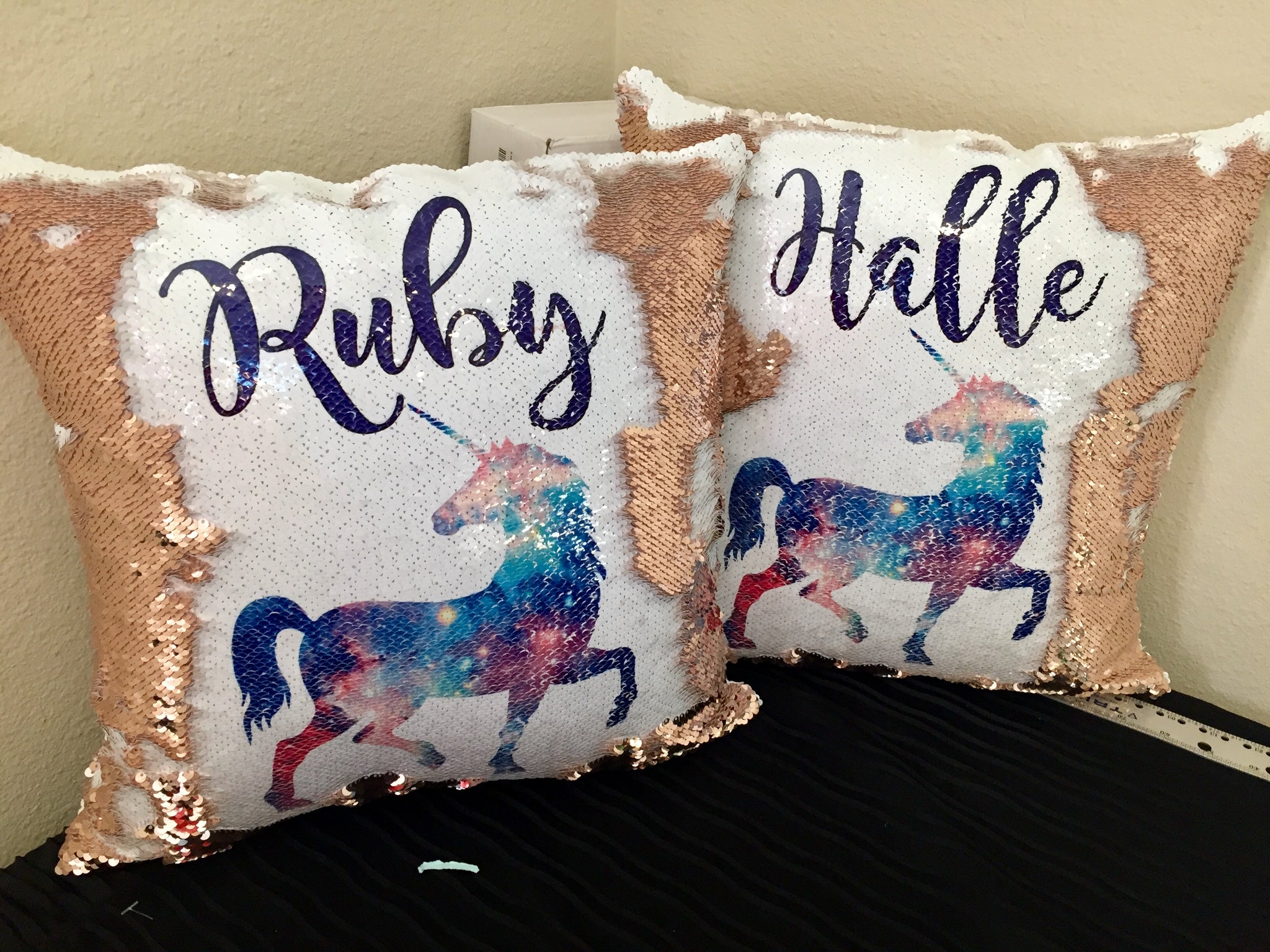 Galaxy Unicorn Custom Mermaid Pillow 