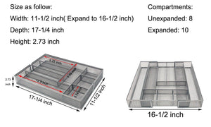 Heavy Duty Esylife Expandable Kitchen Drawer Silverware Act One Art