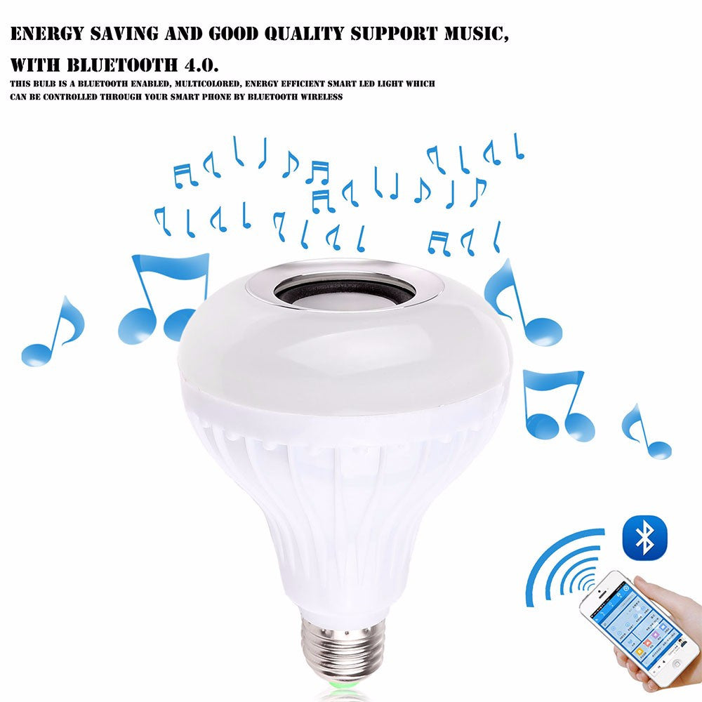 bluetooth music light bulb