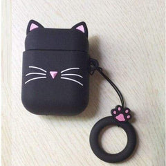 Black Cat Airpods Case
