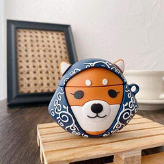 Blue Shiba Airpod Case