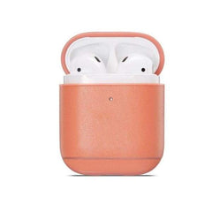 Pink Leather Airpod Case