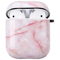 Pink Marble Airpods Case