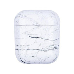 White Marble Airpod Case