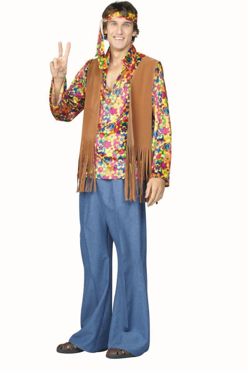 Far Out Frank Hippie 80667 Flower Child Costume 80667 — The Costume Shop