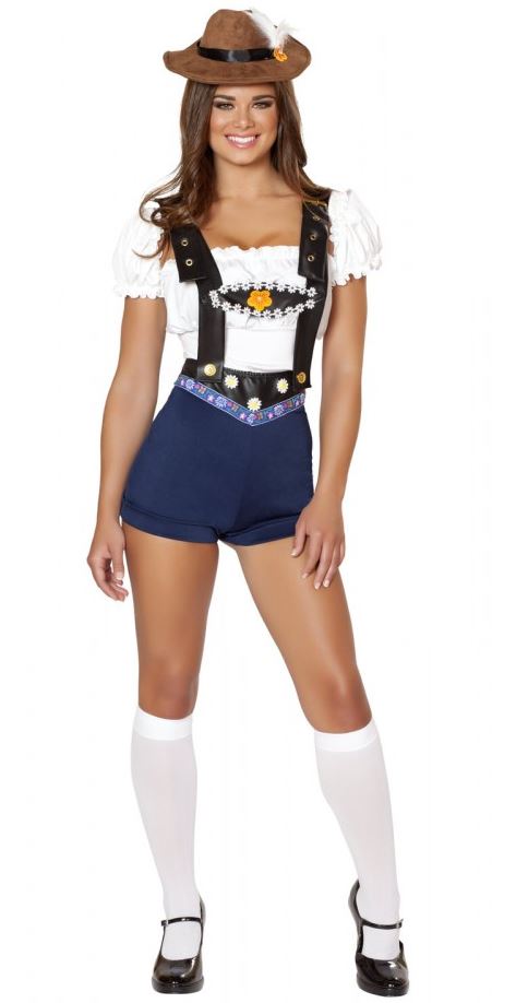 Bodacious Beer Babe Sexy Lederhosen Costume Rm4202 Dirndl German Oktoberfest Costume — The