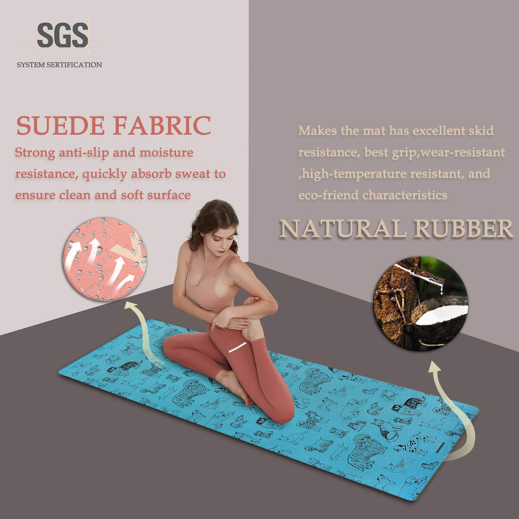 Afrekenen lijden Verminderen Foldable Non-Slip Natural Yoga Mat for Workout - 1.5mm Thicker | neumee