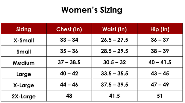 women's patagonia size chart – The Harvard Shop