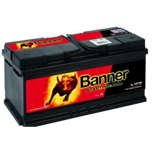 Banner 57233 Starting Bull 12V 72Ah 650A Autobatterie, Starterbatterie, Boot, Batterien für