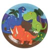 Dinosaur Disposable Party Supplies Set - Serves 48, Fun Dino Themed Birthday Paper Plates, Napkins, Plastic Utensils, and Cups