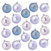 Light Purple Christmas Ornament Balls, Shiny, Matte, and Glitter Ornaments Set (2.3 In, 36 Pack)