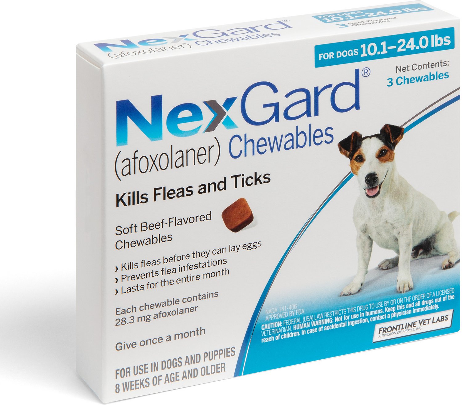 NexGard Chewable Tablets For Dogs 10 1 24 Lbs PASADENA PET STORE 
