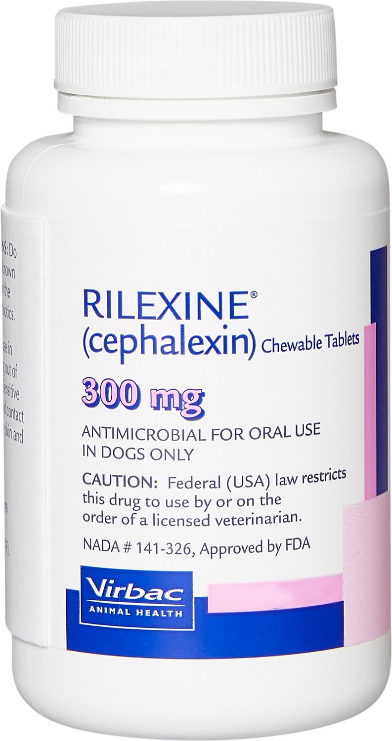 Rilexine (Cephalexin) Chewable Tablets for Dogs PASADENA PET STORE