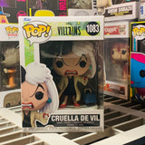 Funko Pop! Disney Villains 101 Dalmatians Cruella De Vil Figure #1083!