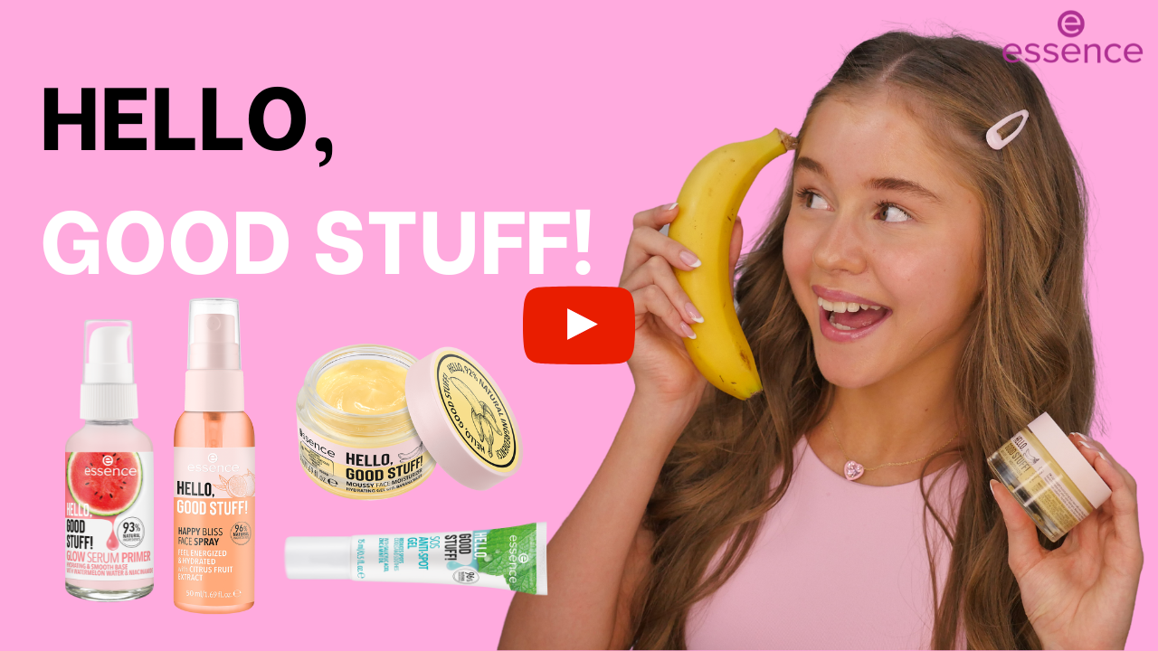 essence hello good stuff skin care youtube video