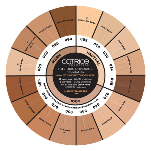 HD Foundation colour wheel