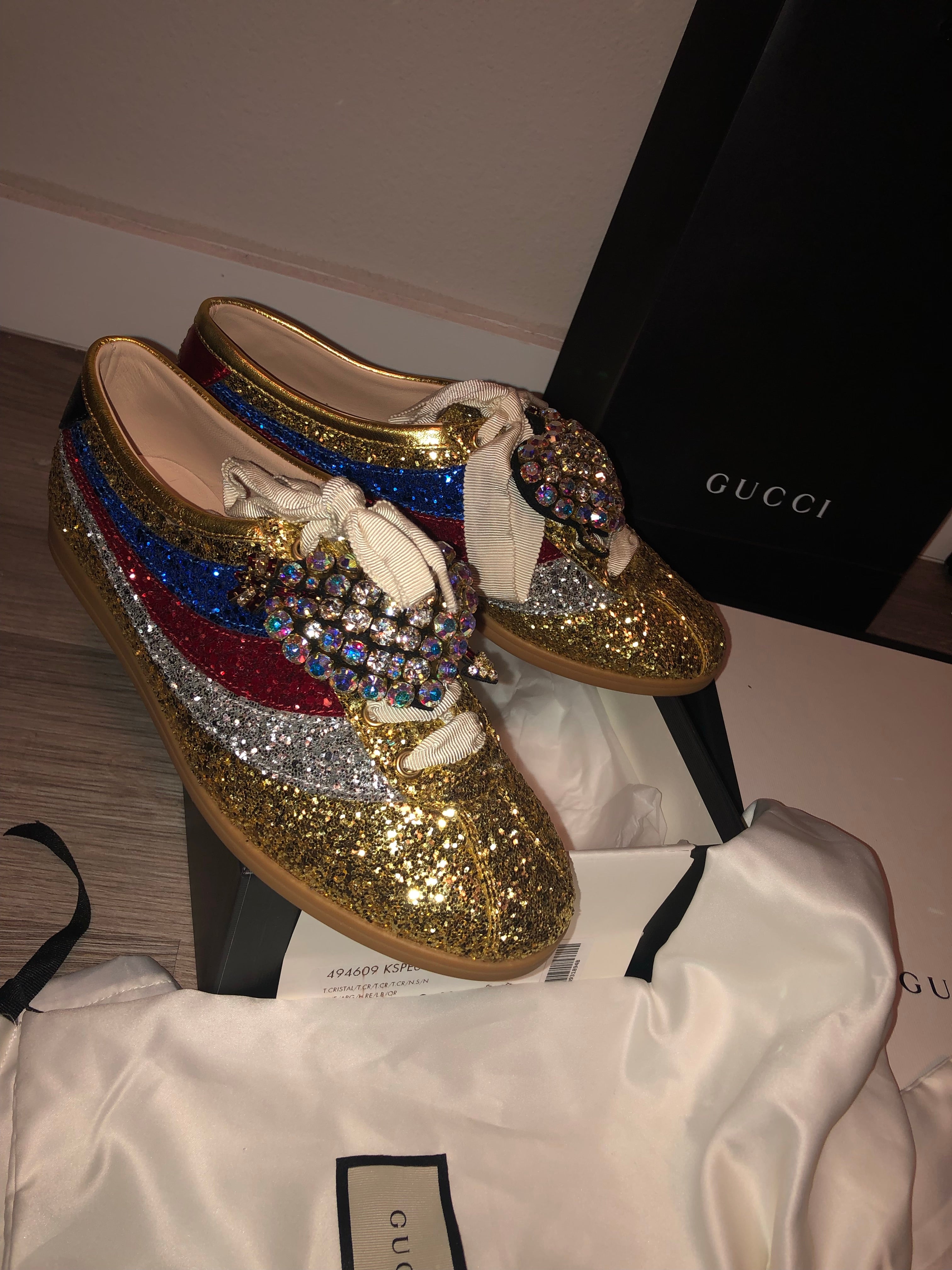 gucci glitter falacer